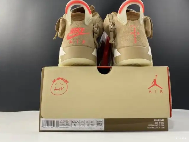 Reps TBK DH0690-200 Jordan Scott 6 Travis British Air Retro Khaki 0406